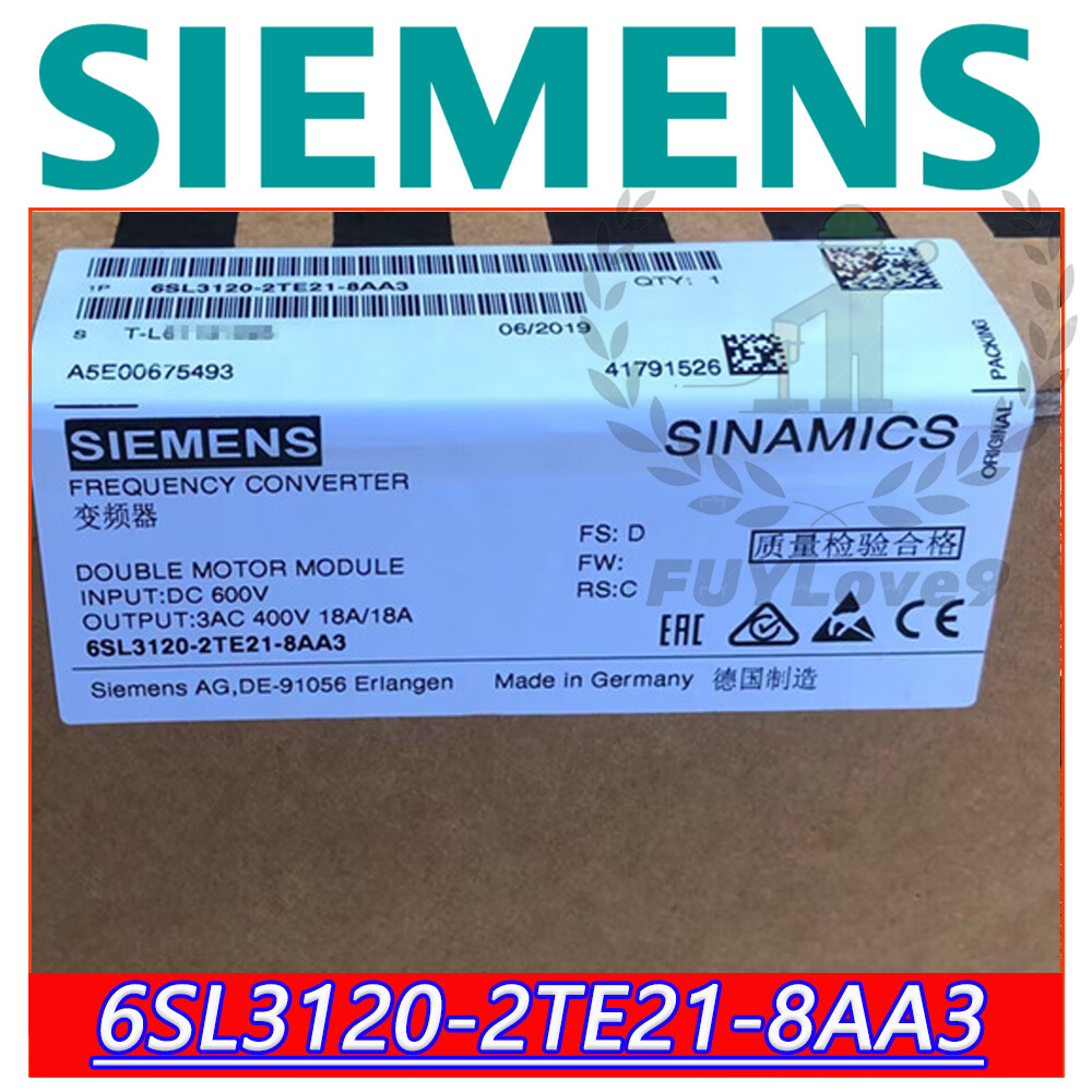 high quality Siemens 6SL3120-2TE21-8AA3 Brand New, inverter 6SL3 120-2TE21-8AA3