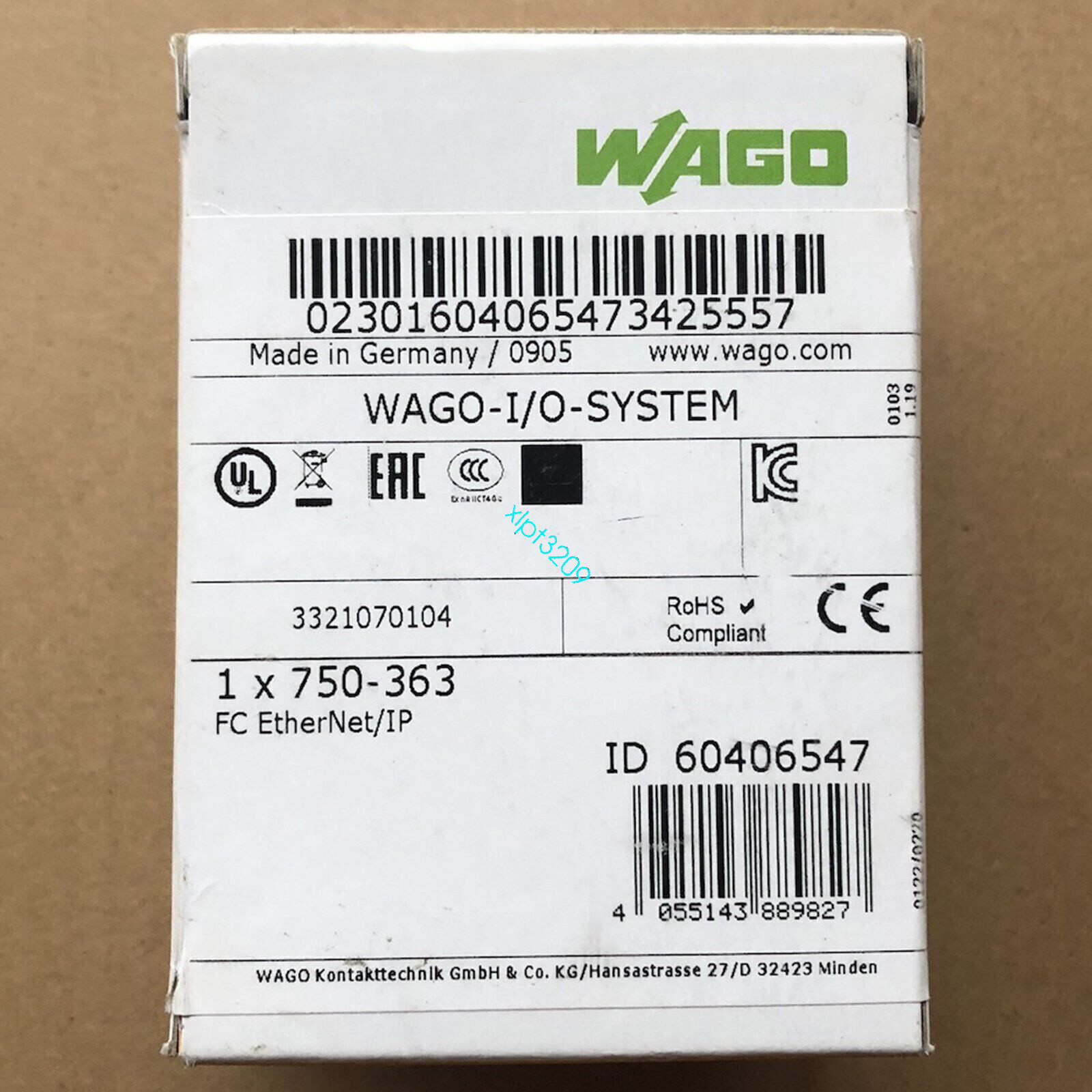 750-363 NEW WAGO PLC Module FedEx or DHL