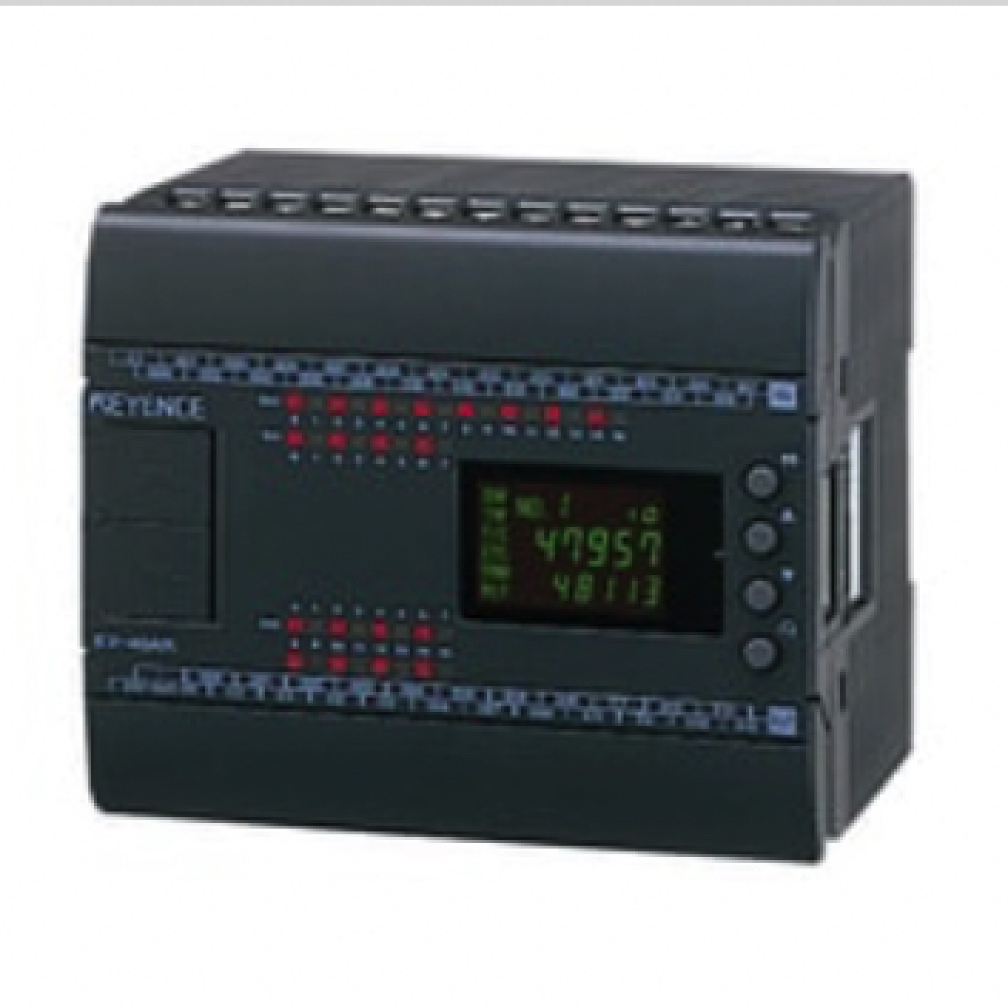 Keyence KV-40DR PLC Control, Base Unit, DC Type, 24 Inputs and 16 Relay Outputs
