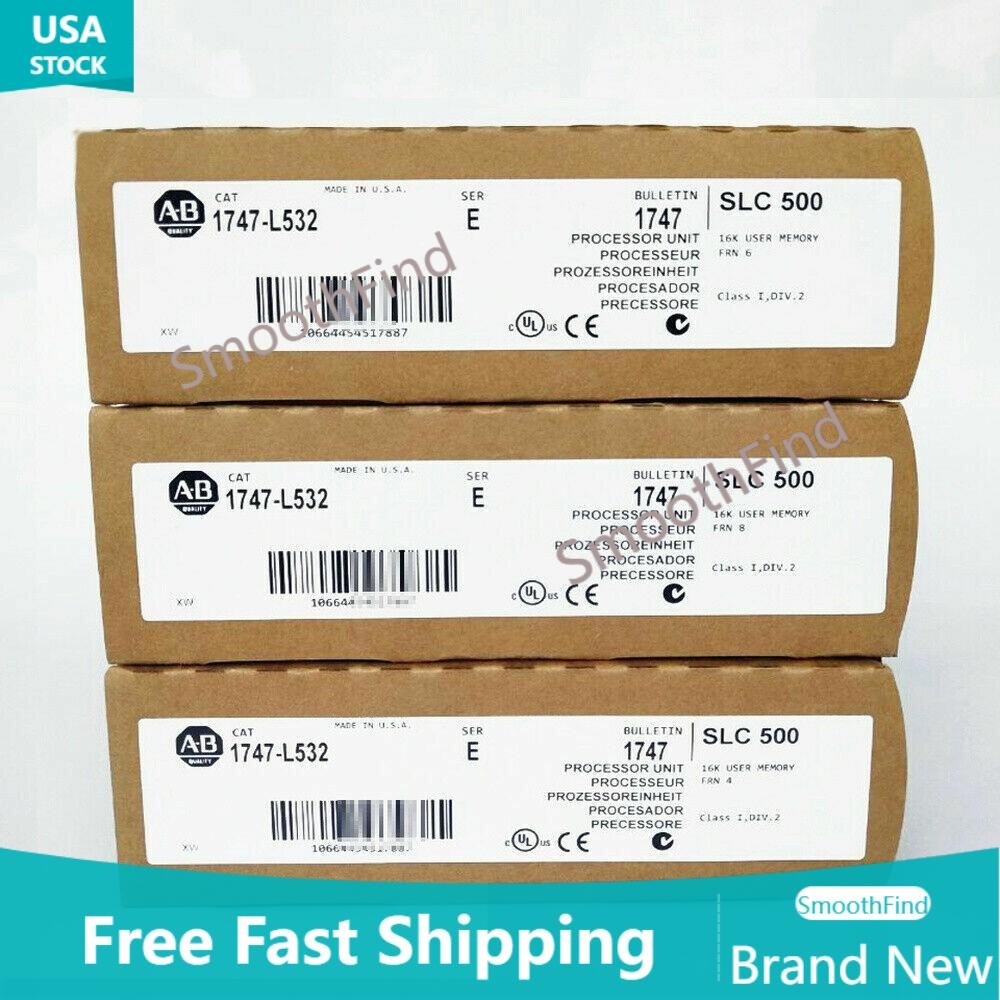 Factory Sealed AB 1747-L532 SER E SLC 500 5/03 CPU Processor Unit US Free Tax