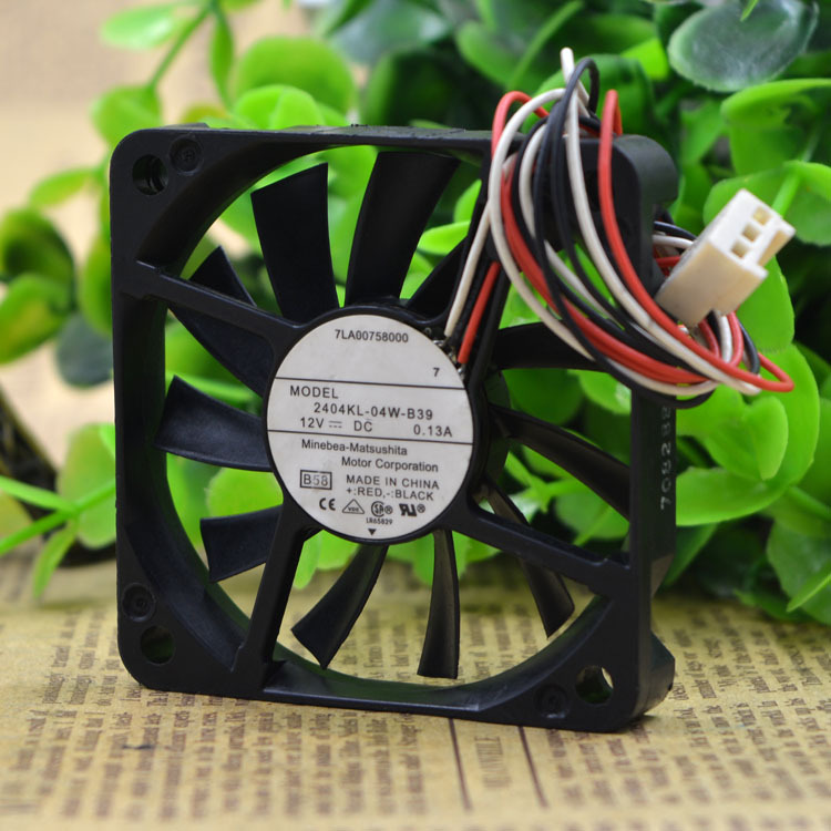 NMB 2404KL-04W-B39 fan 6010 12V 0.13A 3pin Case Cooling Fan #
