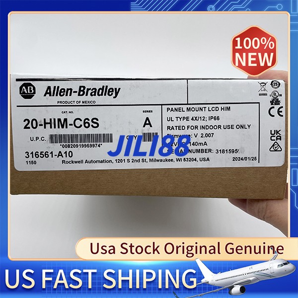 20-HIM-C6S New in Box Allen-Bradley Panel Mount LCD HIM