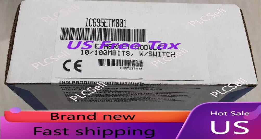 Fanuc IC695ETM001 Ethernet Interface Module New One Fast Shipping US Free TAX