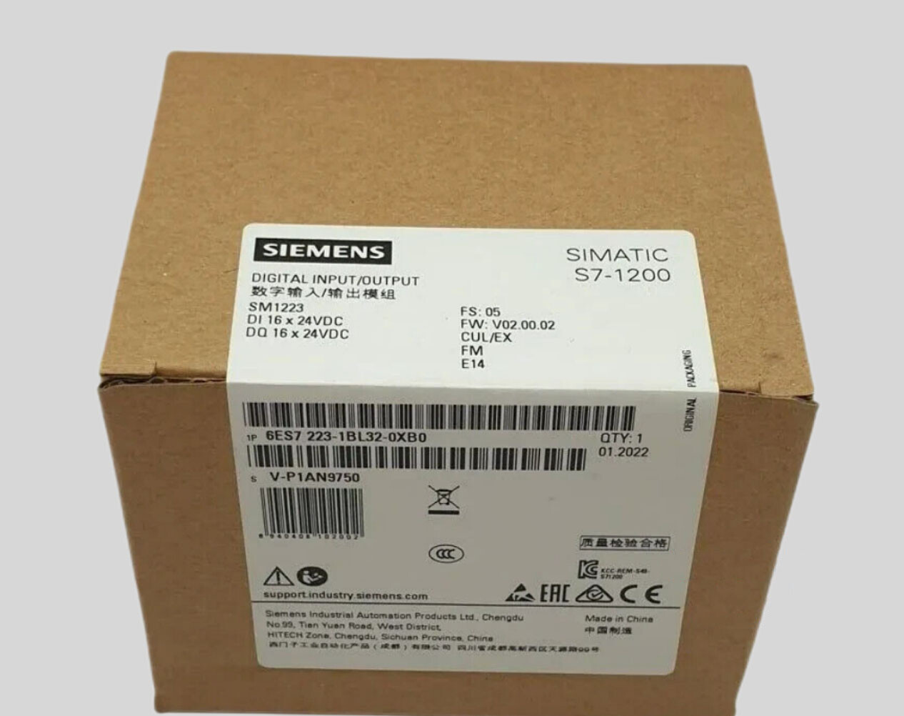 New Siemens 6ES7 223-1BL32-0XB0 6ES7223-1BL32-0XB0 S7-1200 Digital I/O SM 1223