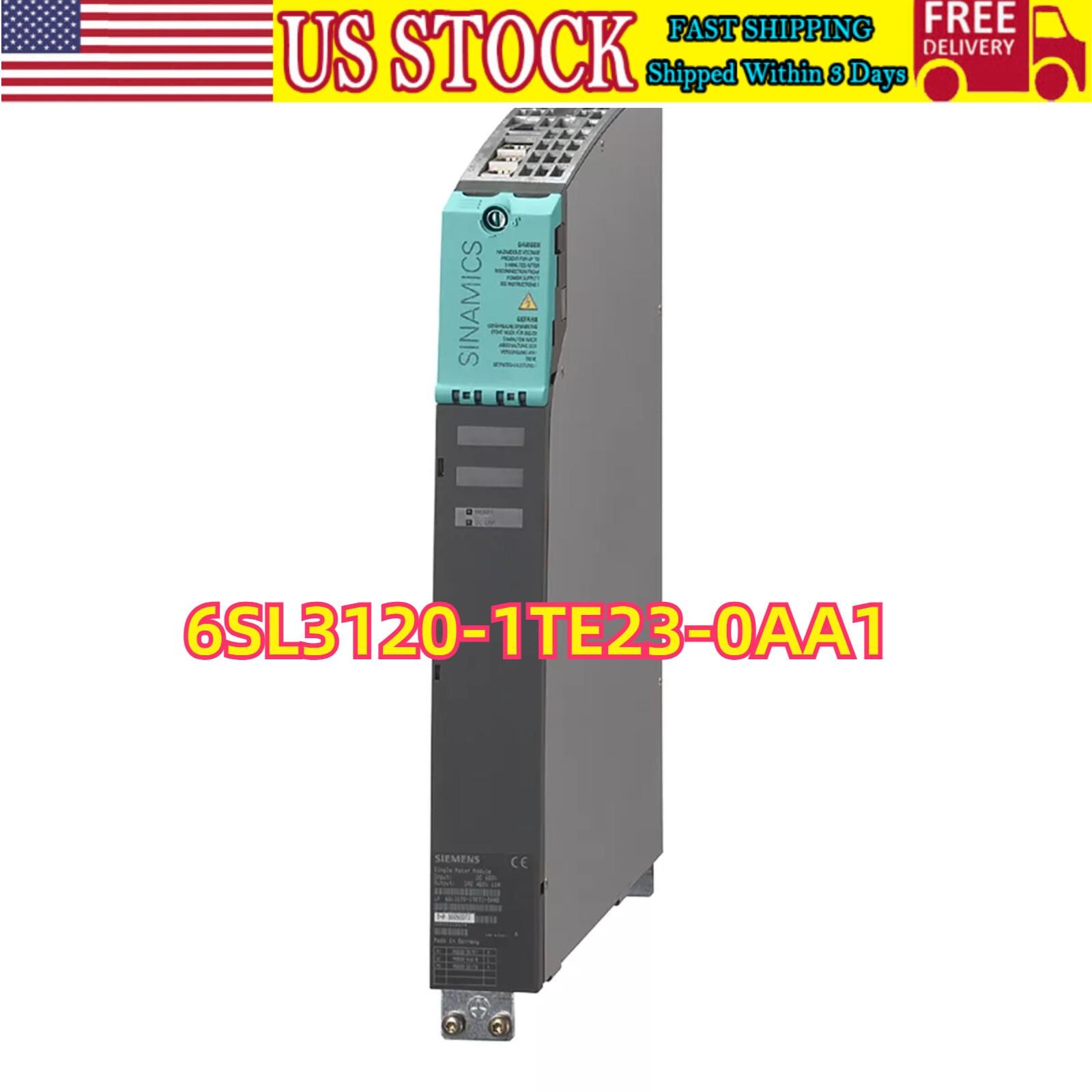 NEW SIEMENS 6SL3120-1TE23-0AA1 6SL3 120-1TE23-0AA1 S120 SINGLE MOTOR MODULE