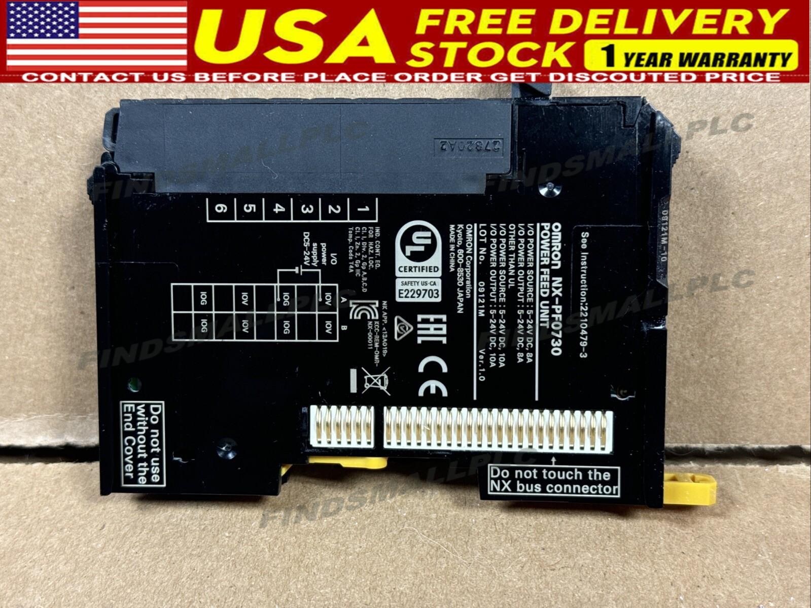 NX-PF0730 1PCS used original Omron NXPF0730 Fast shipment US Free TAX