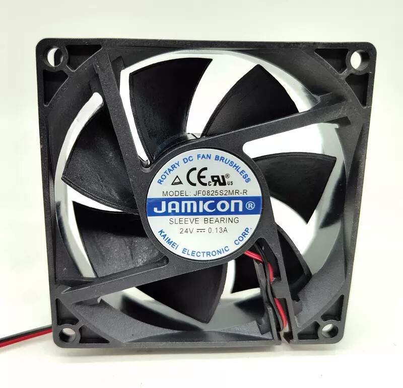 1PC NEW JAMICON JF0825S2MR-R DC24V 0.13A inverter cooling fan 2-wire A1