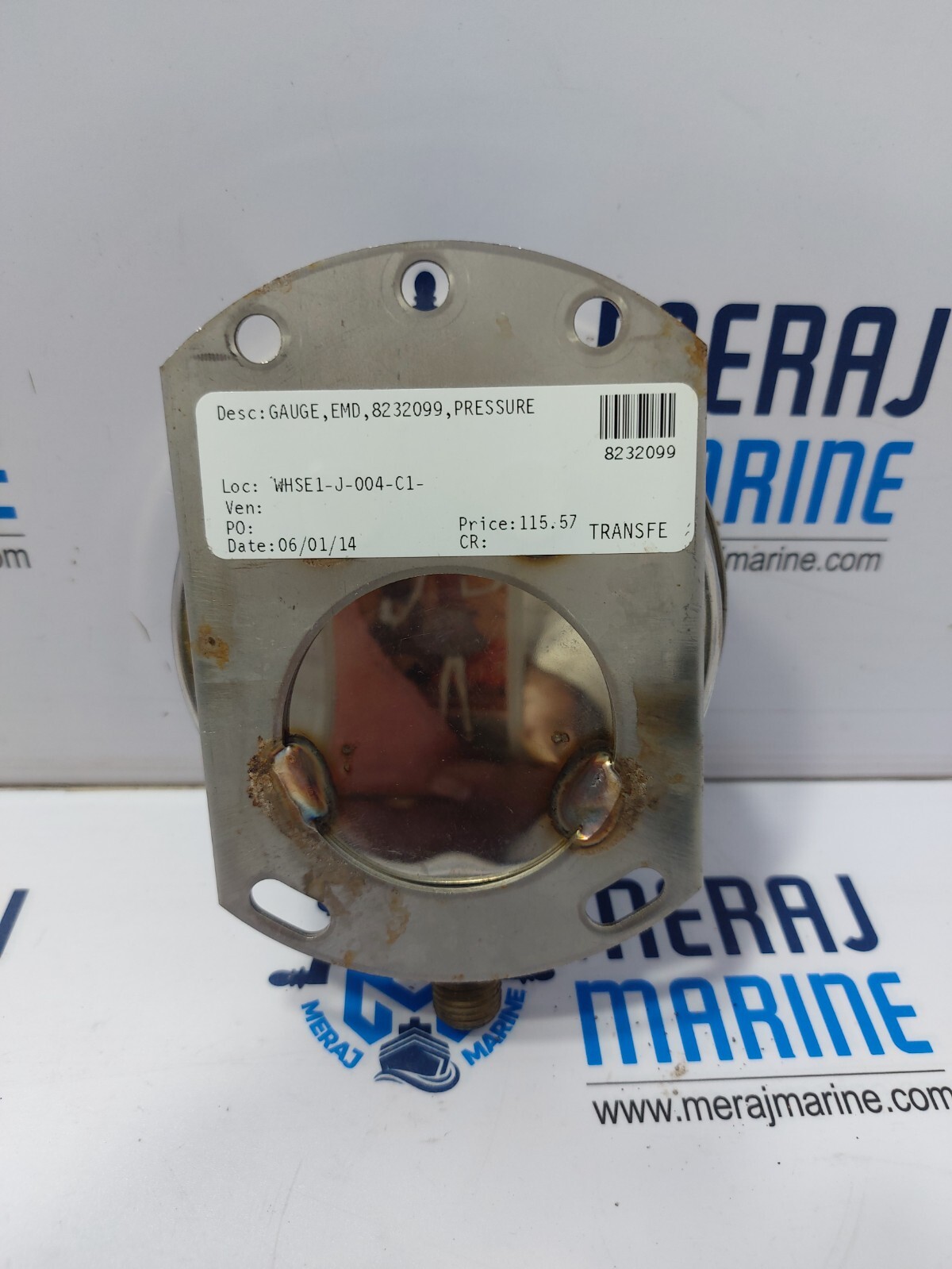 EMD 8232099 Pressure Gauge 0-100 Psi 0-7 Kg/Cm2