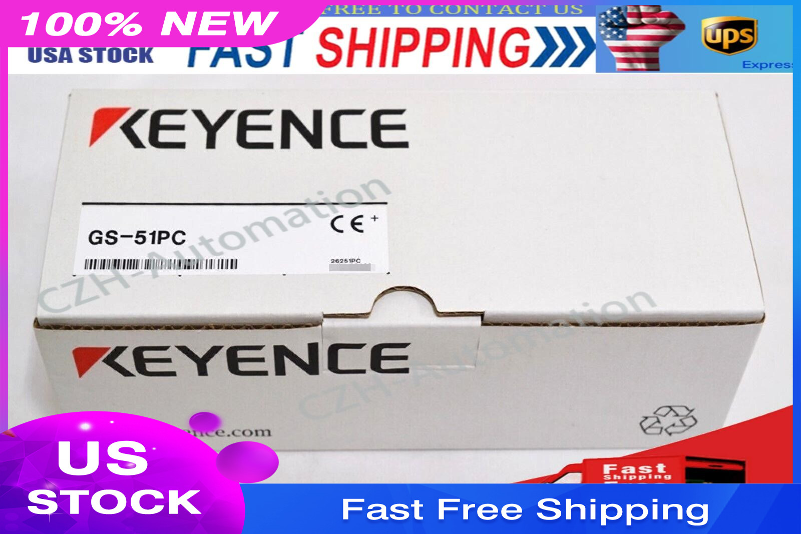 In Stock KEYENCE GS-51PC Safety Door Sensor GS Series GS51PC New #