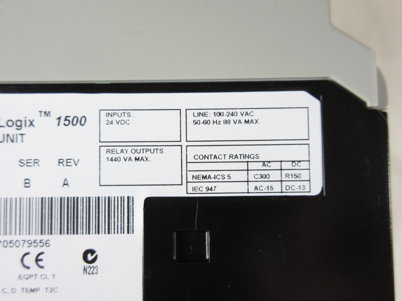 Allen Bradley, MicroLogix 1500, Base, 1764-24BWA, SER B, Excellent Condition