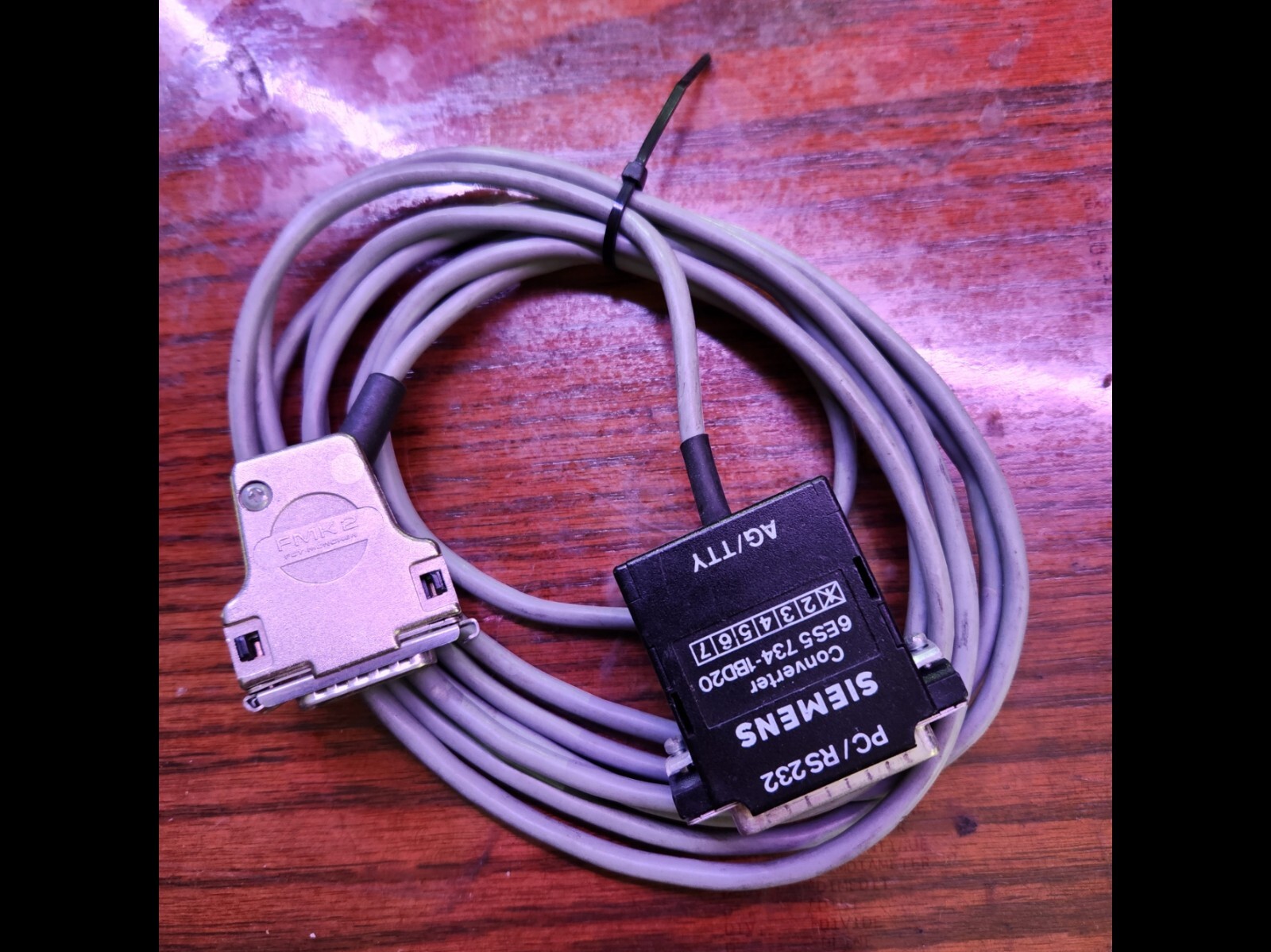Siemens 6ES5 734-1BD20 – PLC Programming Cable **USED**