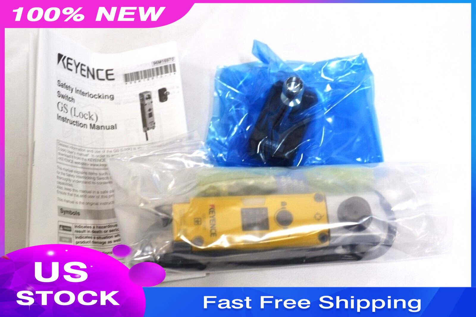 In Stock KEYENCE GS-51PC Safety Door Sensor GS Series GS51PC New #