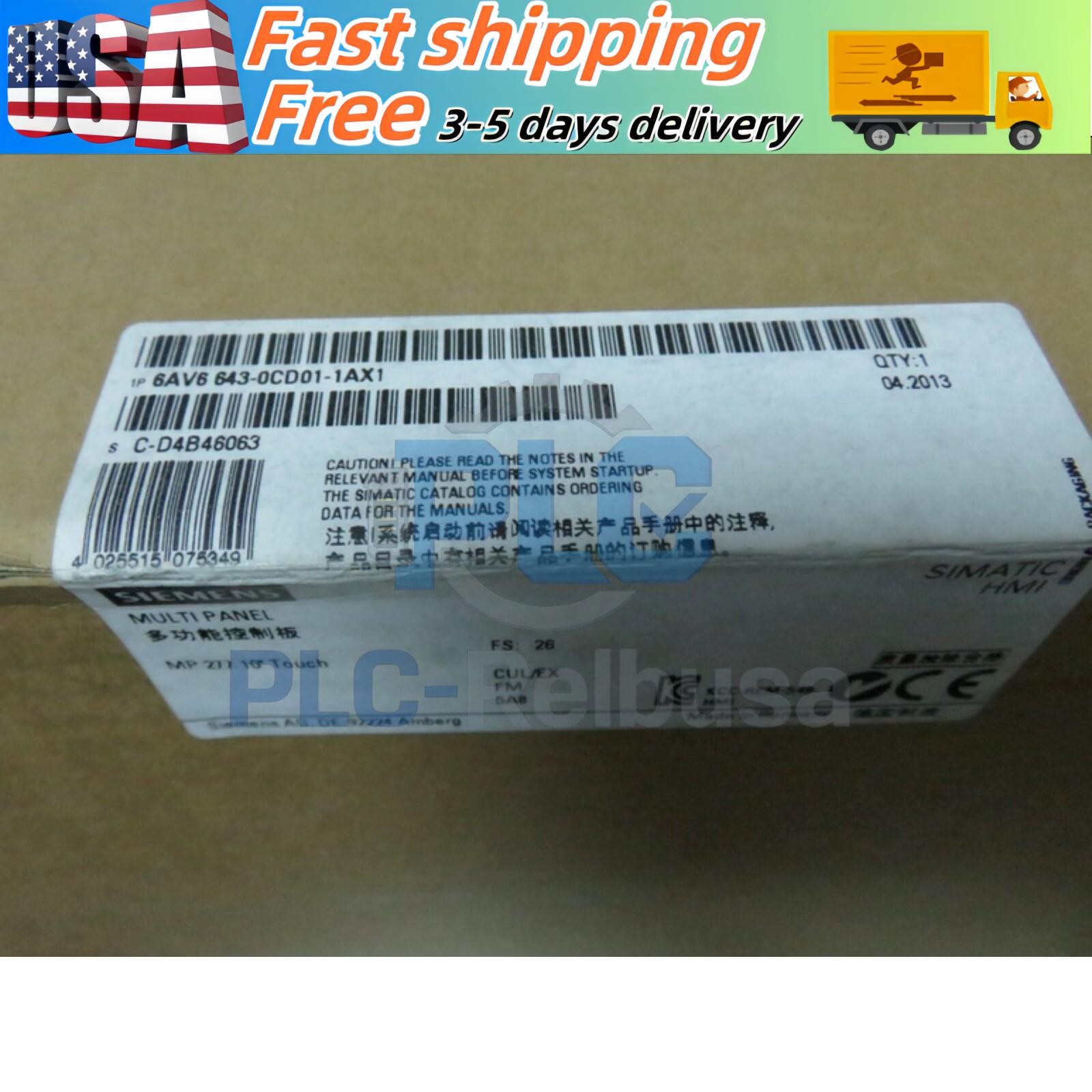 1PC Siemens 6AV6643-0DD01-1AX1 New In Box 6AV66430DD011AX1 Expedited Shipping