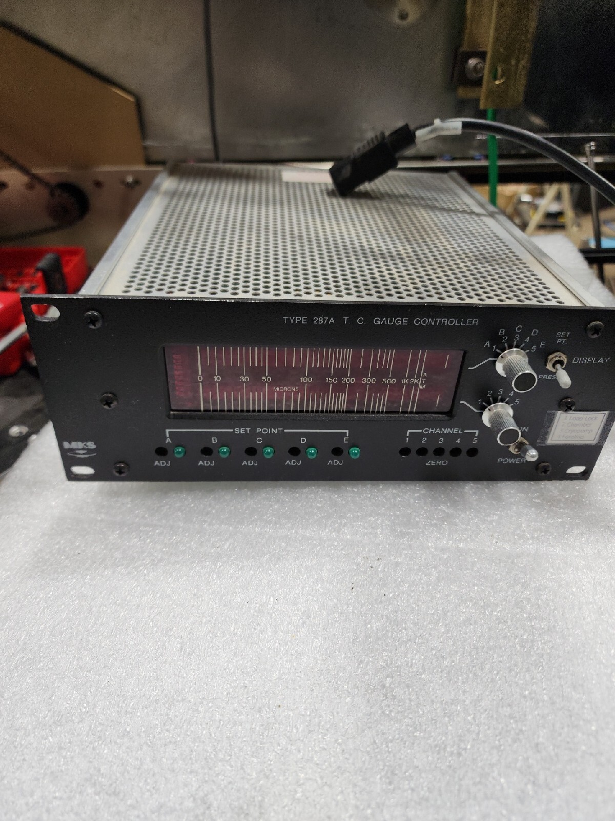 MKS Instruments 287A 5 Channel TC Gauge Controller 287A Channel Gauge Controller