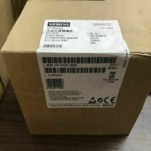 6ES7 215-1HG31-0XB0 NEW SIEMENS 6ES7215-1HG31-0XB0 1HG31-OXBO S7-1200 CPU 1215C