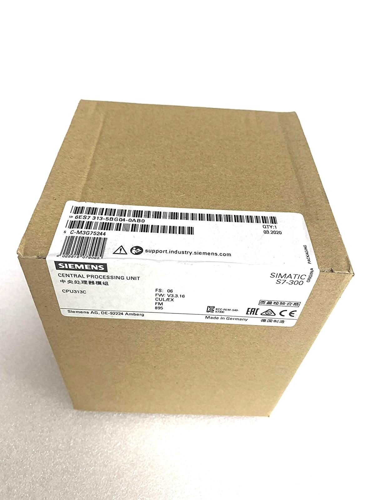 NEW Siemens 6ES7313-5BG04-0AB0 6ES7 313-5BG04-0AB0
