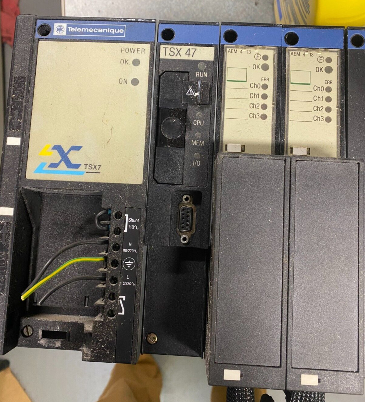 AEG Schneider Telemecanique TSX 47-415 Processor TSX P47 415 PLC Assembly