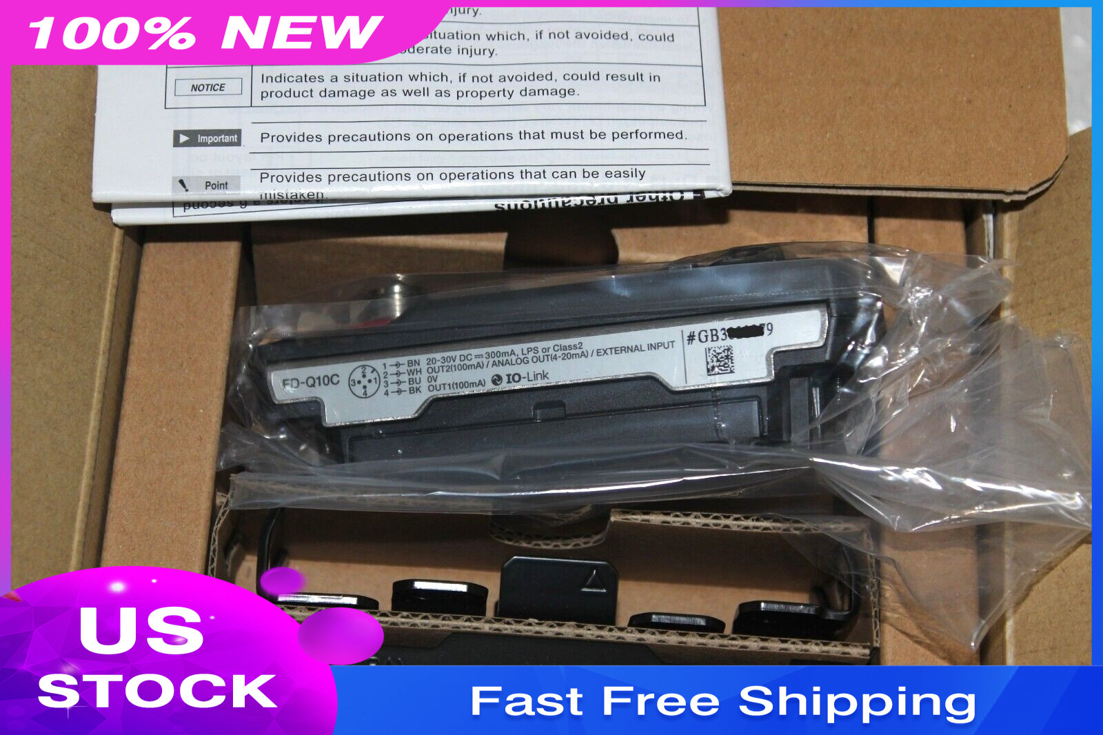 NEW IN BOX KEYENCE FD-Q10C , FDQ10C , MADE IN JAPAN