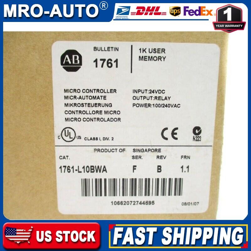 AB 1761-L10BWA MICROLOGIX 1000 Controller 1761L10BWA EXPRESS US Free Tax