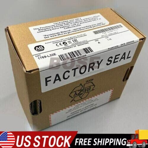 AB 1769-L32E CompactLogix 750KB Enet Controller PLC 1769L32E US Free Tax