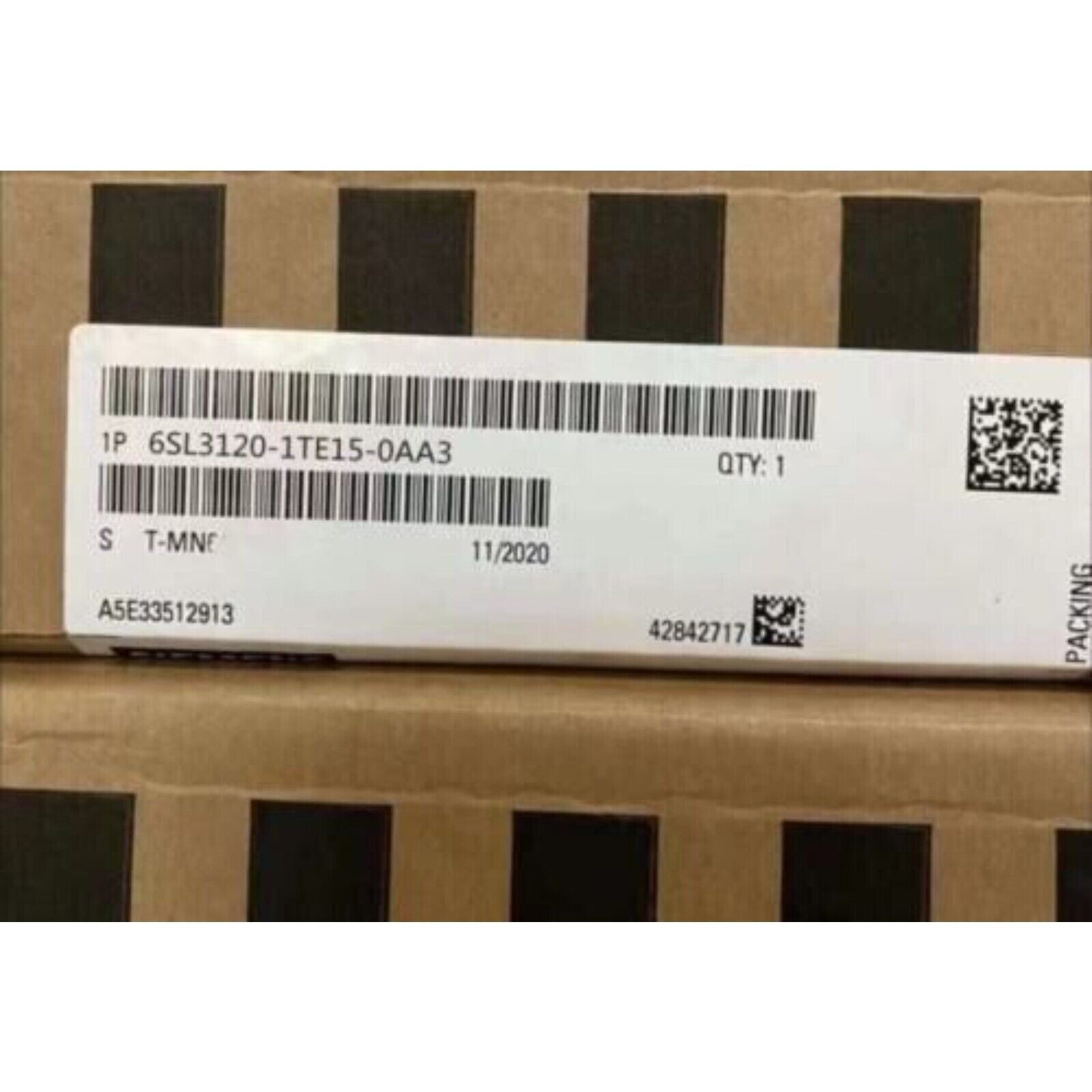 One New Siemens 6SL3120-1TE15-0AA3 6SL3 120-1TE15-0AA3 In Box Expedited Shipping