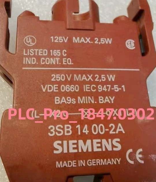 1PCS Brand New SIEMENS 3SB1400-2A Push Button Auxiliary Contact Fast shipment