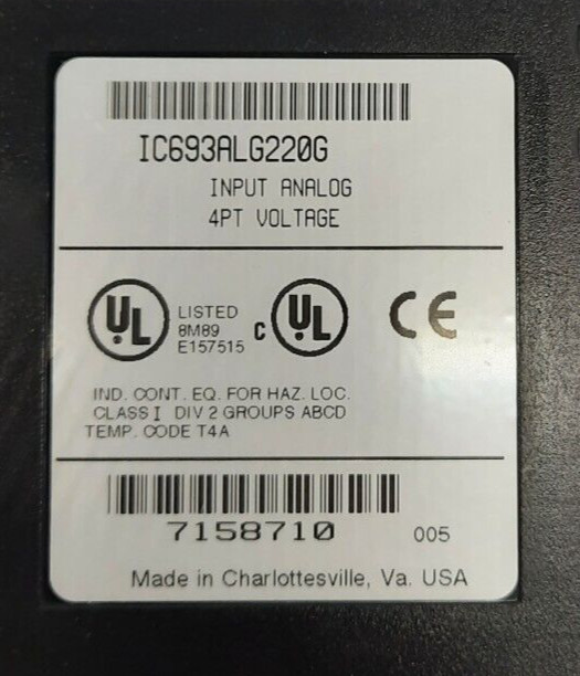 GE Fanuc IC693ALG220G