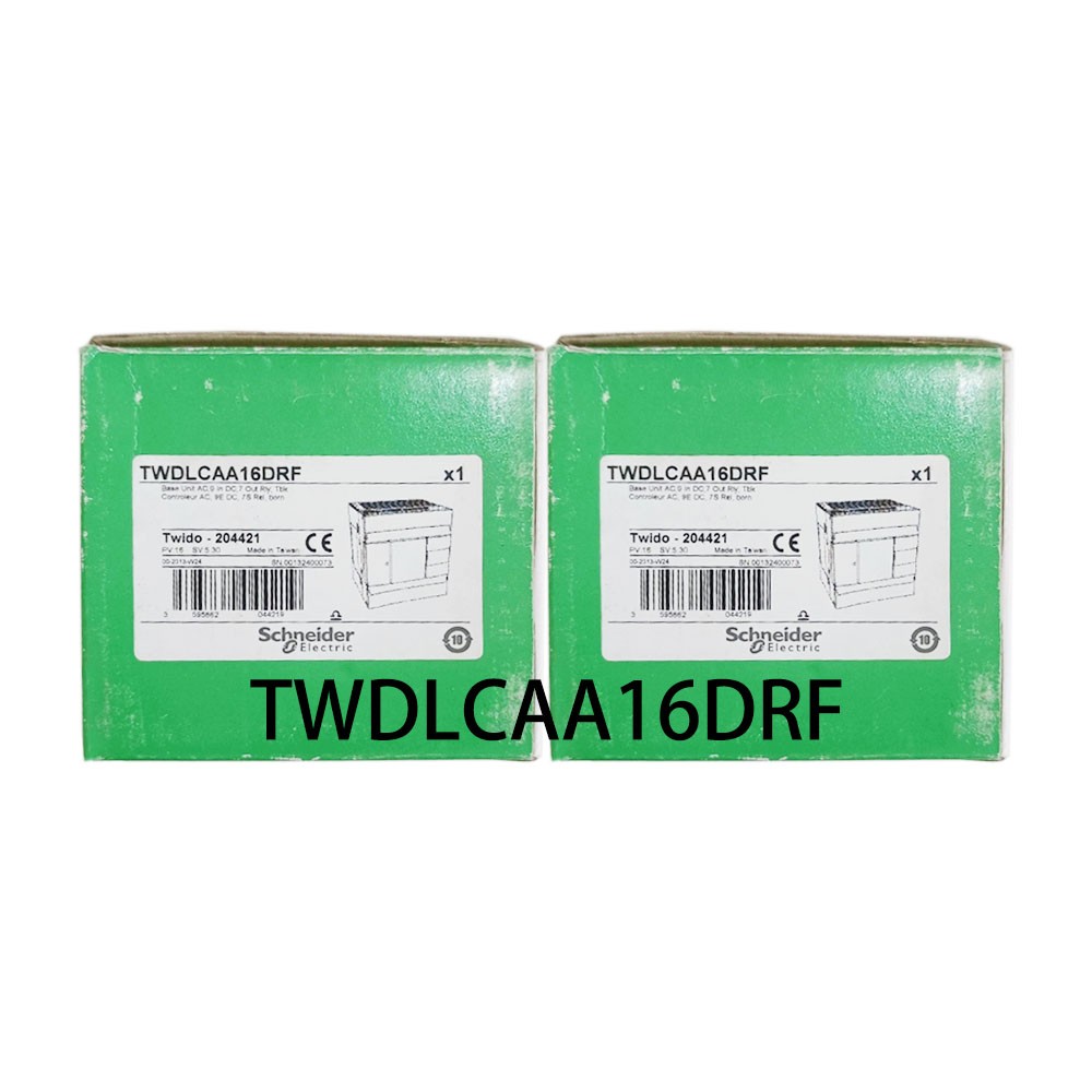 Schneide New AC 100-240V TWDLCAA16DRF Twido-204421 Base Unit DC 7 Out AC 9 in