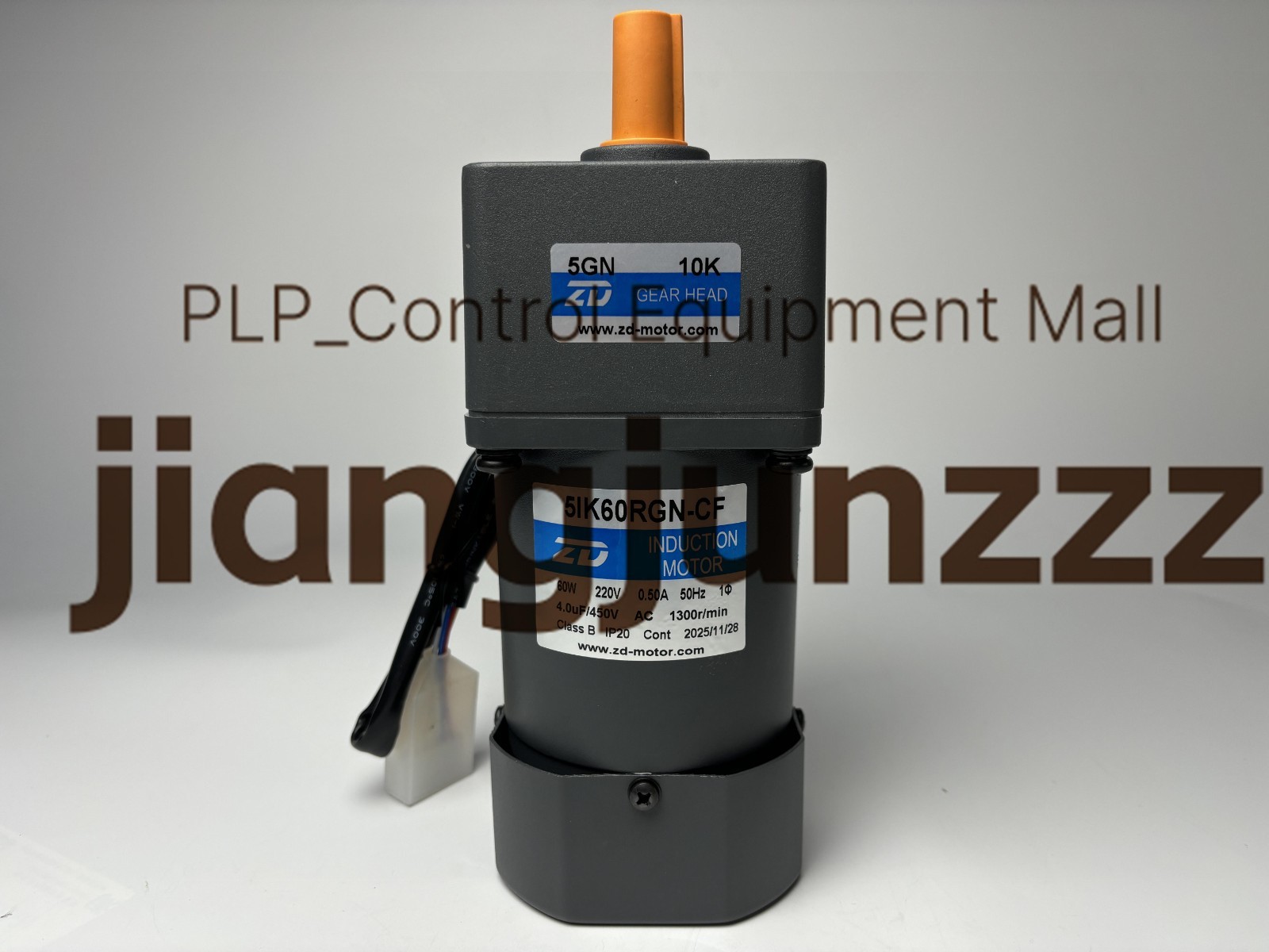 New 1PCS ZD 5IK60RGN-CF-5GN10K Single-phase Speed Control Motor 220V 60W 0.5A
