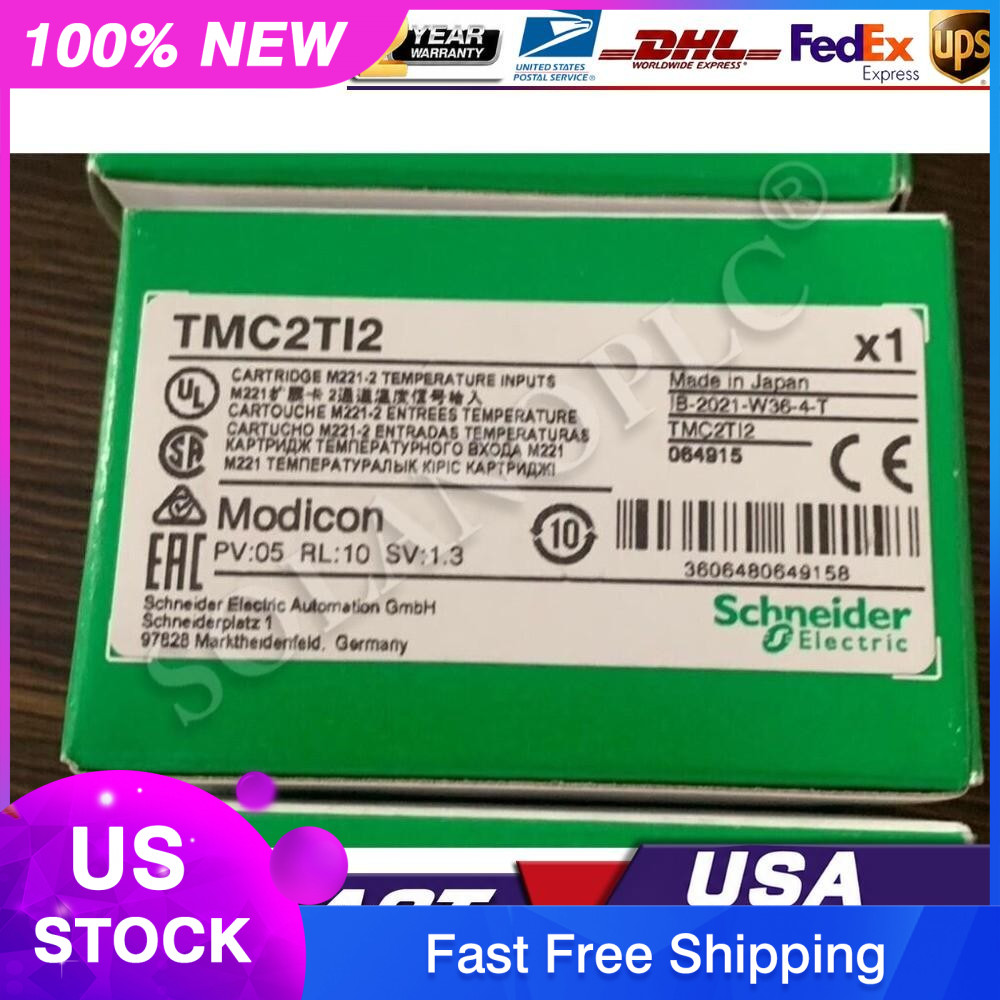 Schneider Modicon TMC2TI2 cartridge M221 PLC – analog 2x Temperature