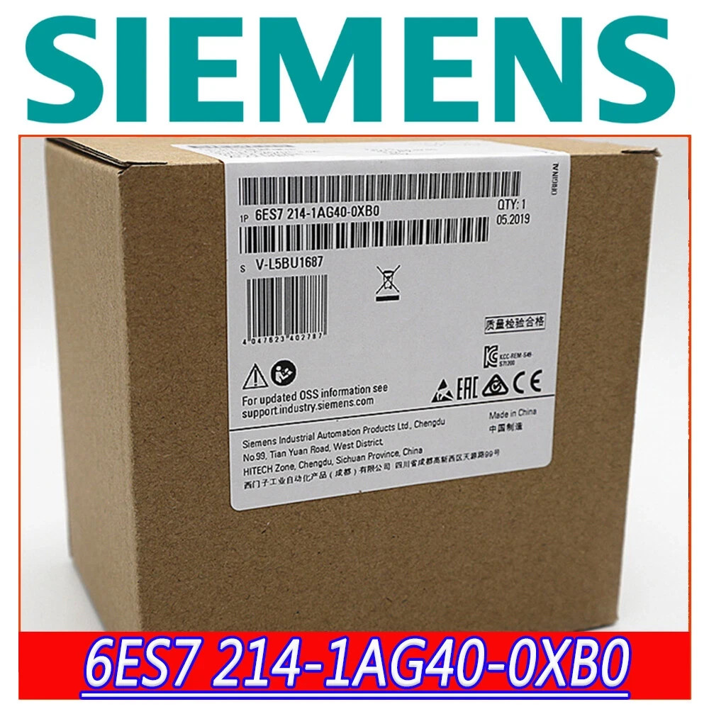 NEW SIEMENS 6ES7214-1AG40-0XB0 S7-1200 CPU MODULE 6ES7 214-1AG40-0XB0 Free Ship