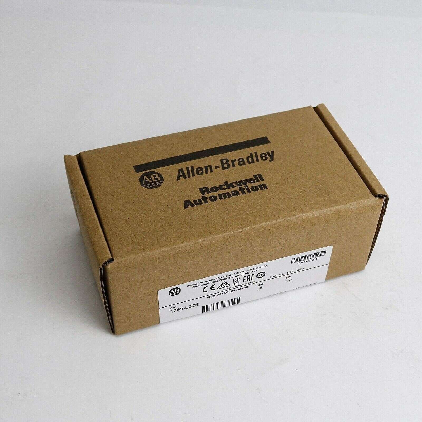 New Allen-Bradley AB 1769-L32E SER A CompactLogix EtherNet Processor 1769L32E