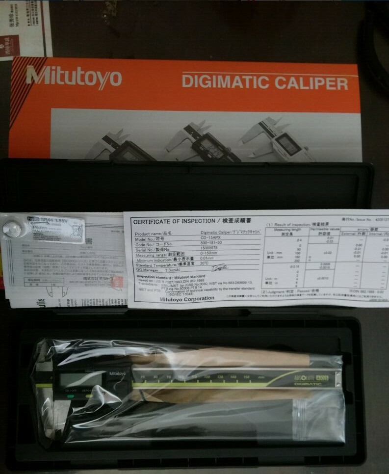 1 pcs Mitutoyo 500-181-30 Digital Vernier Caliper Gauge 0-150 mm