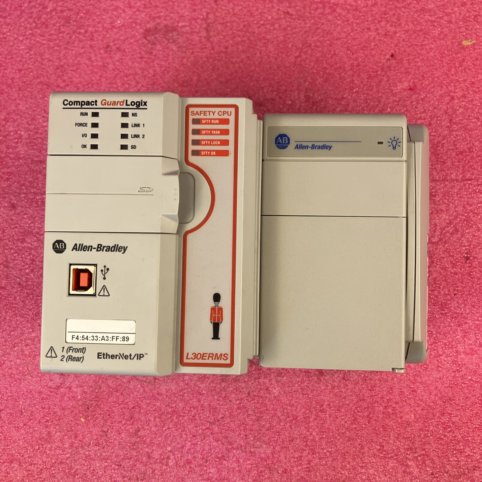 Allen Bradley 1769-L30ERMS GuardLogix Safety CPU 1769-PA4 Module 1769-ECR EndCap