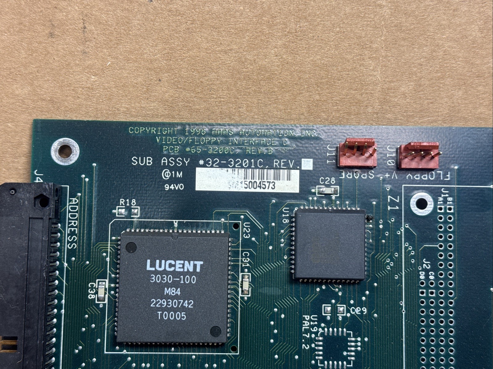 HAAS 32-3201C Video Floppy Interface Board 65-3200C WARRANTY FAST SHIPPING