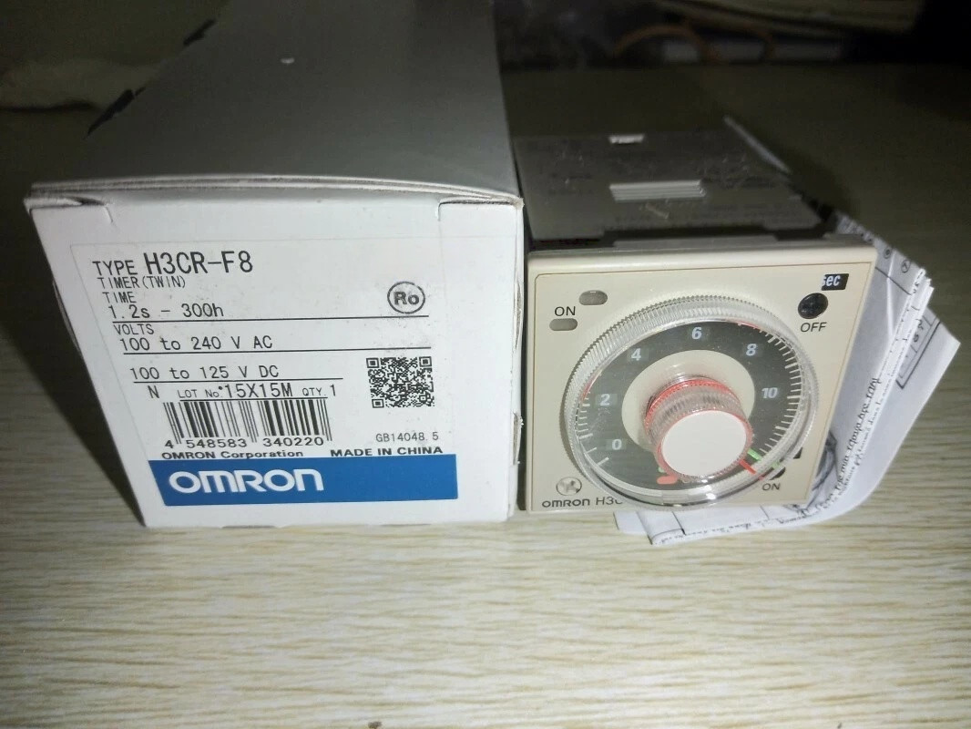 H3CR-F8 1PCS New OMRON Twin Timer 100-240VAC Fast Shipping