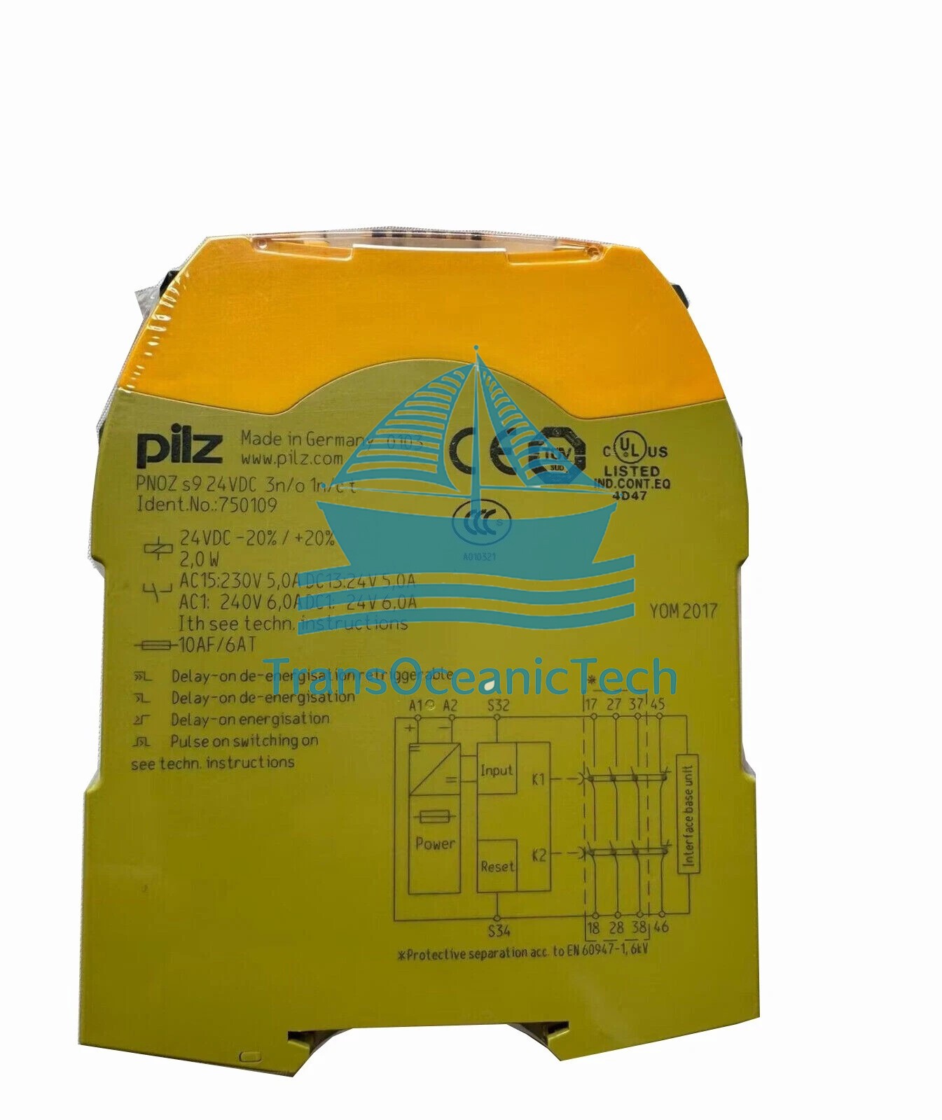 New 750109 PILZ PNOZ s9 Safety Relay 24VDC