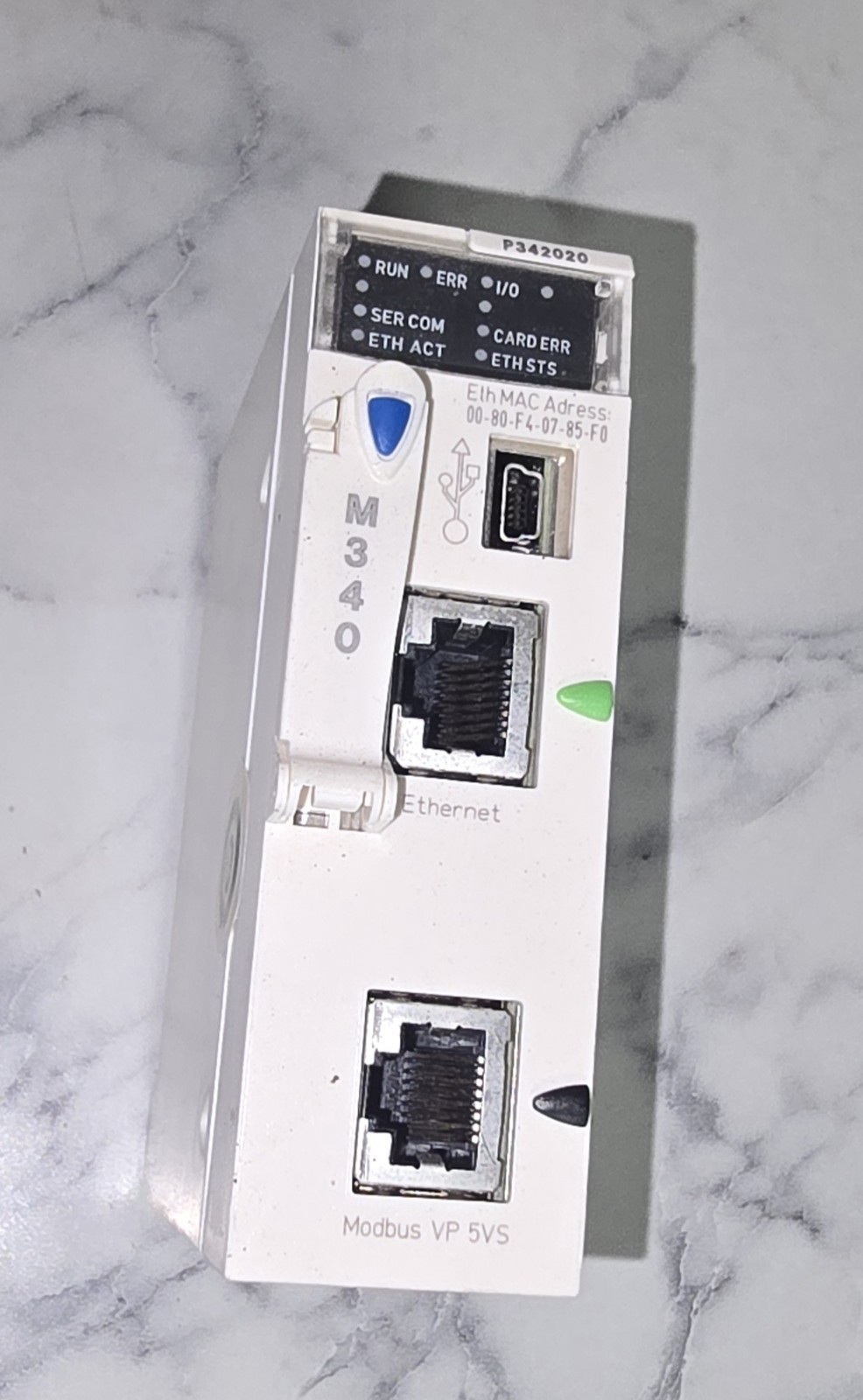 SCHNEIDER ELECTRIC M340 P342020 BMXP342020 CPU340-20 MODBUS ETHERNET MODULE