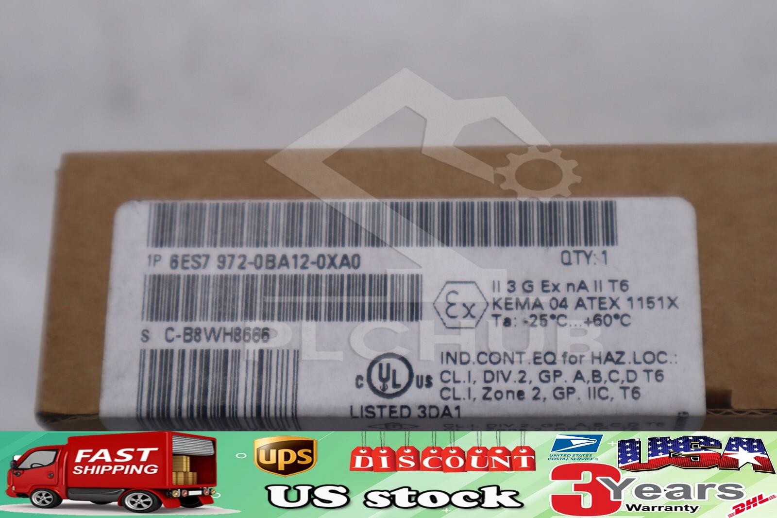 NEW Siemens 6ES7972-0BA12-0XA0 PROFIBUS CONNECTION PLUG SIMATIC DP STOCK B-1494