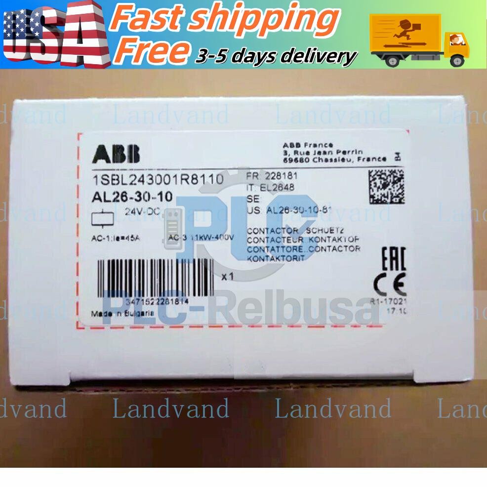 one new brand ABB AL26-30-10 DC 24V contactor Fast Shipping US Free TAX