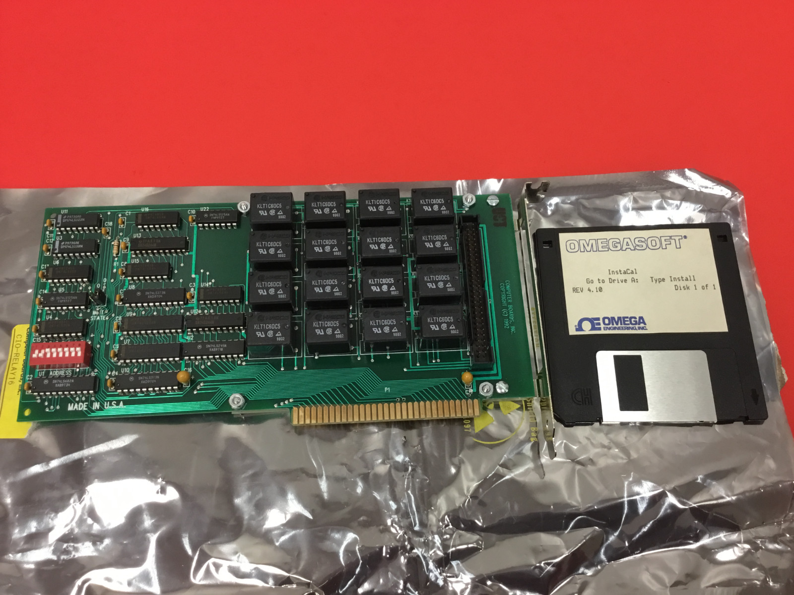 Omega – 16 Channel Relay Interface Board – NEW