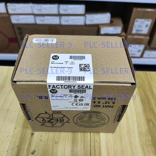 Brand New Allen Bradley 2080-LC20-20AWB Micro820 20 I/O ENet/IP Controller