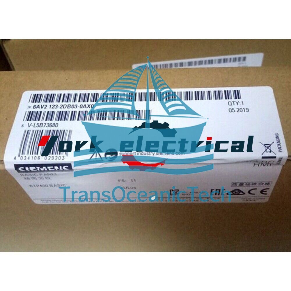 New Siemens 6AV2123-2DB03-0AX0 SIMATIC HMI, KTP400 Basic 6AV21232DB030AX0