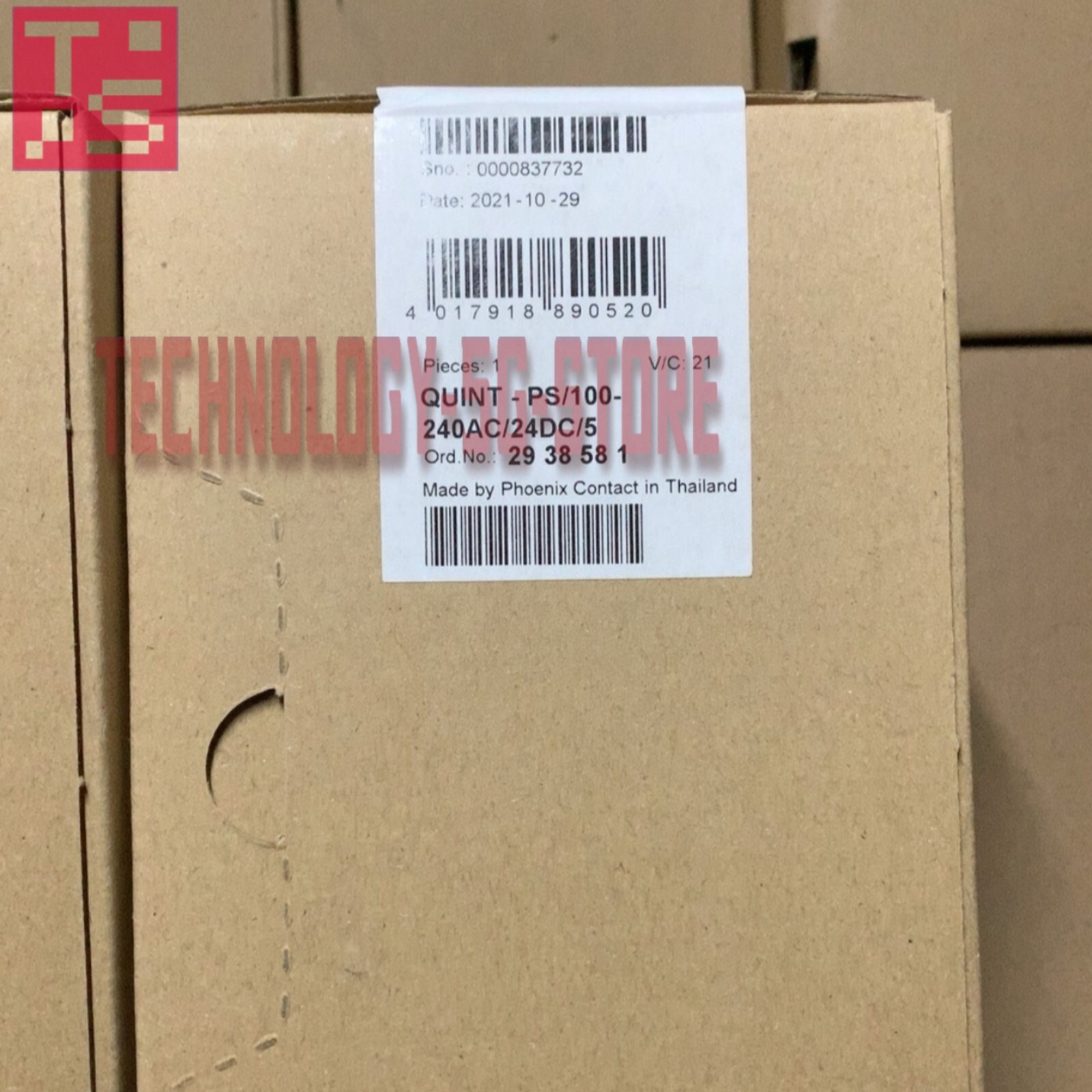 Phoenix 2938581 QUINT AC-DC Enclosed Power Supply 24V@5A # 1pcs New In Box