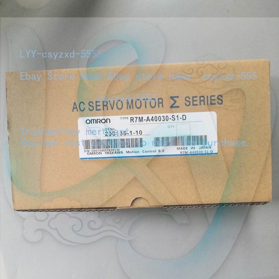 R7M-A40030-S1-D New OMRON Servo Motor R7MA40030S1D In Box