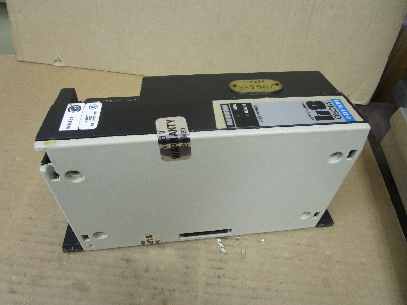 GOULD MODICON PROGRAMMABLE CONTROLLER AS-M84A-002 120/240Vac 1.0A