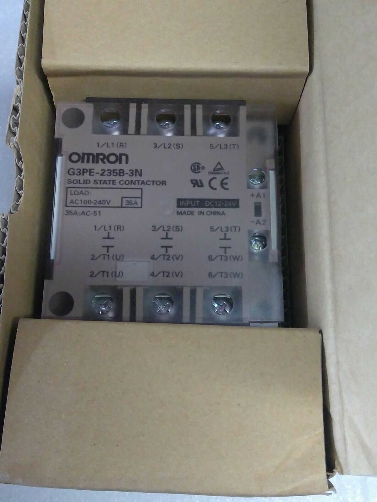 Brand new OMRON G3PE-235B-3N solid state contactor #B114