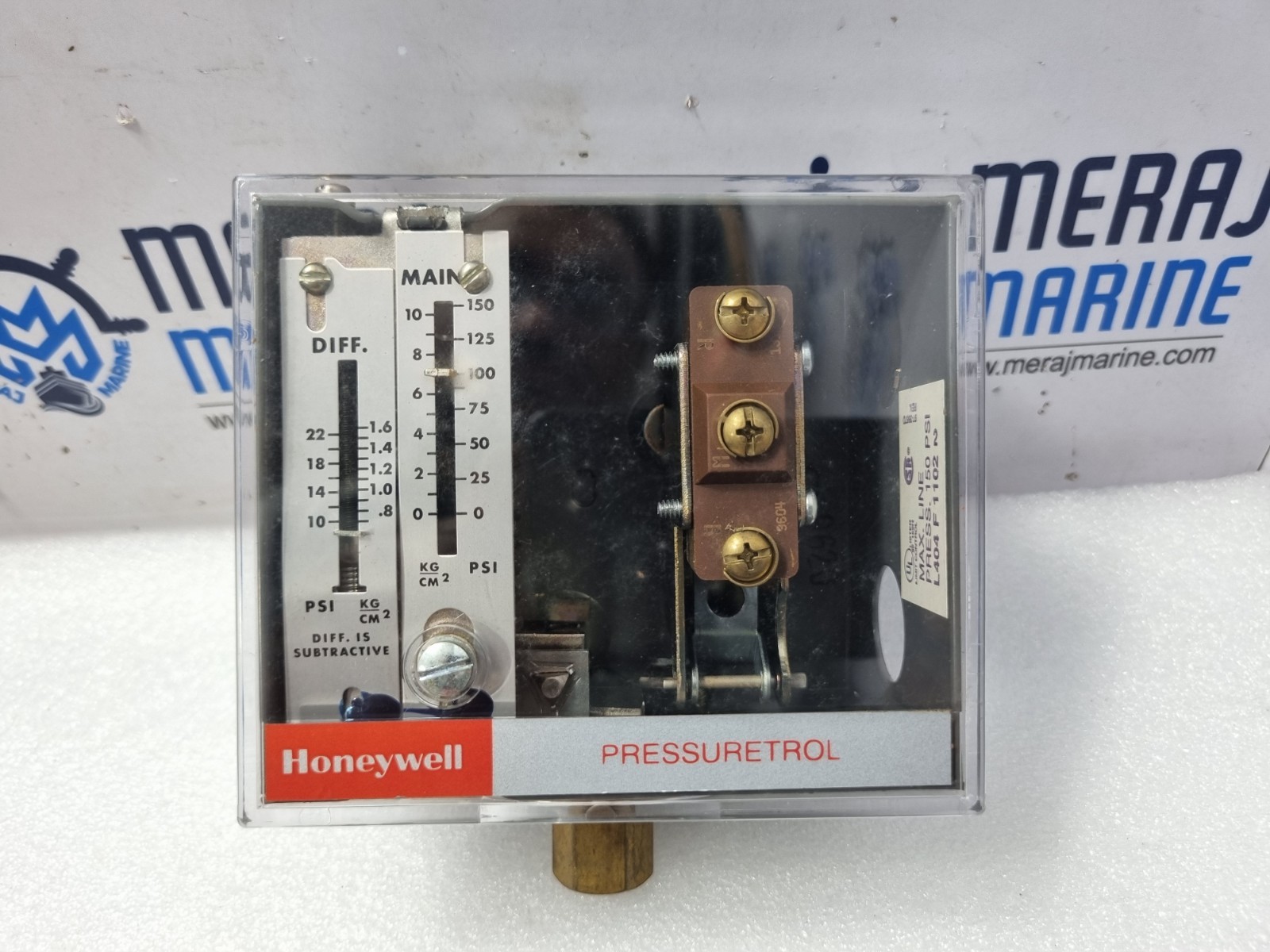 Honeywell L404F1102 Pressuretrol Controller 10-150Psi 97-3667D REV