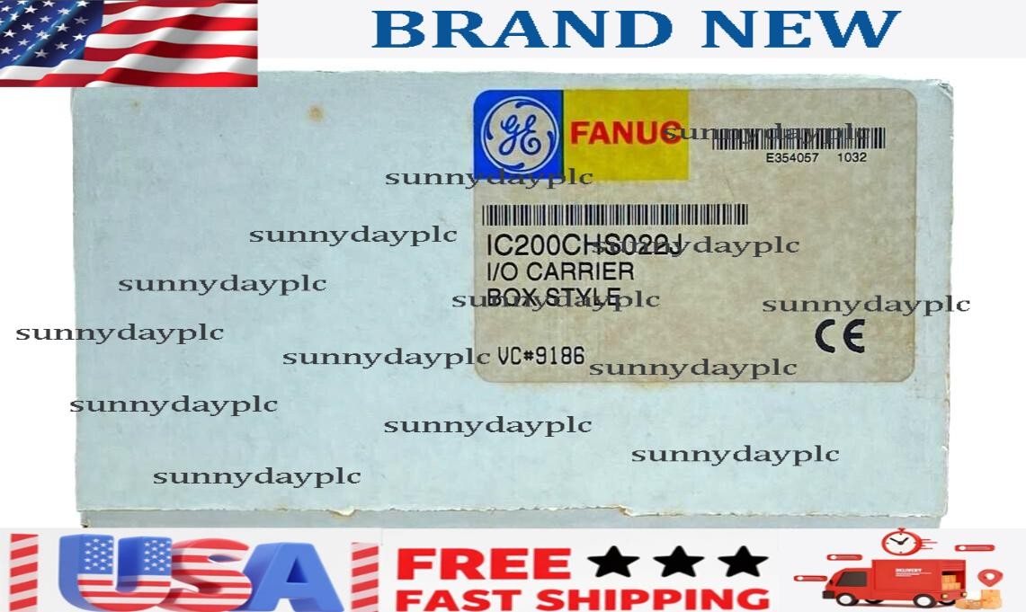 GE FANUC VERSAMAX IC200CHS022J COMPACT INPUT / OUTPUT CARRIER BOX STYLE
