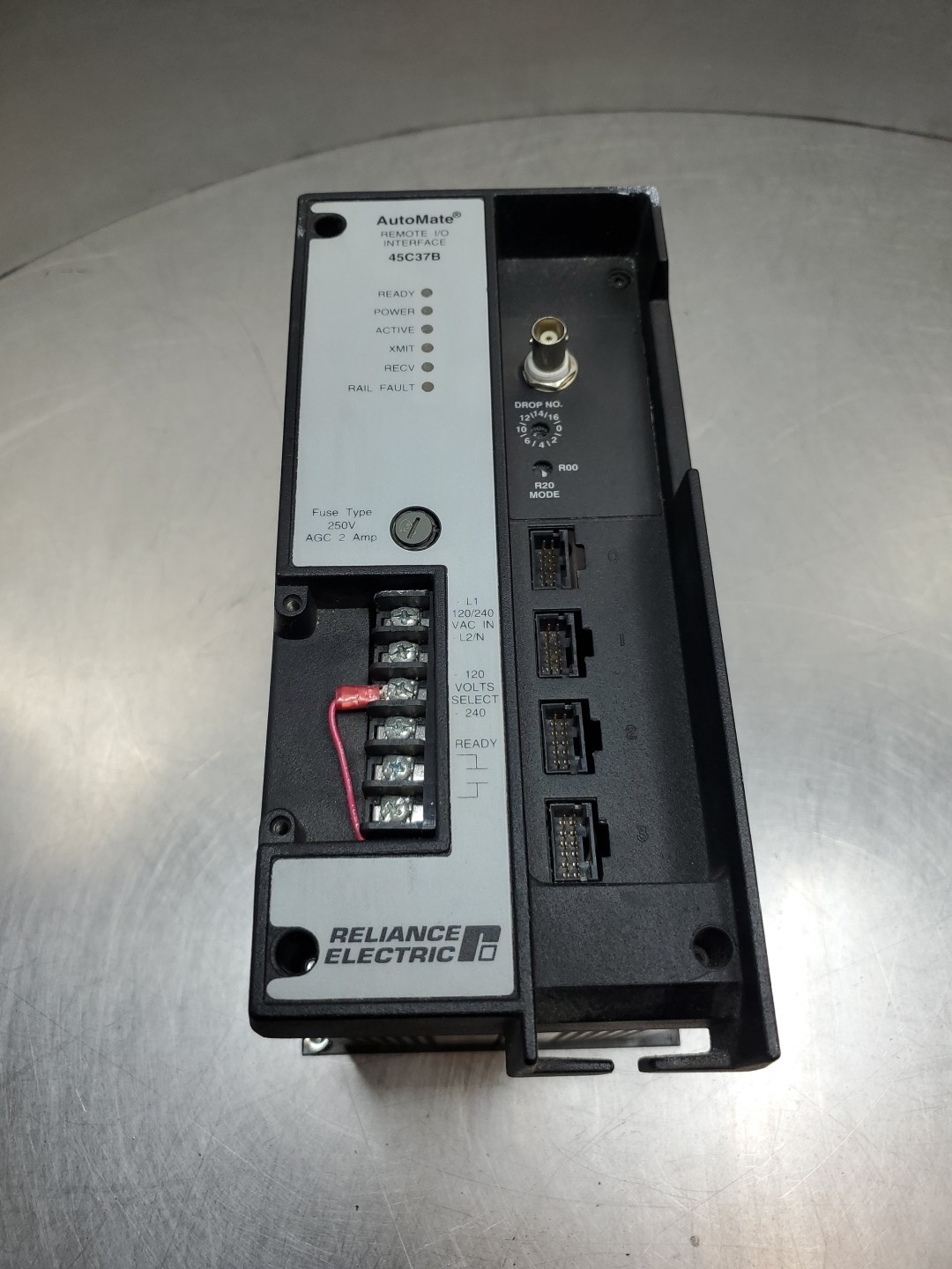 Reliance Electric 45C37B Remote I/O Head Module, (802803-29RG)